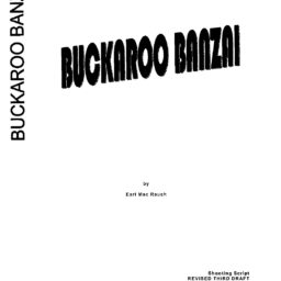 Buckaroo Banzai