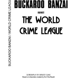 Buckaroo Banzai World Crime