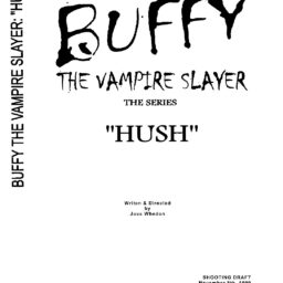 Buffy the Vampire Slayer - Hush