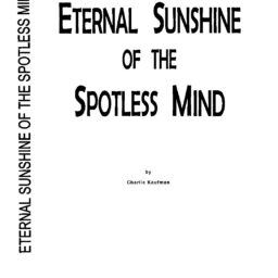 Eternal Sunshine of the Spotles