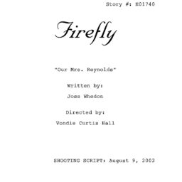 Firefly - Our Mrs Reynolds