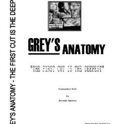 Grey’s Anatomy - First Cut