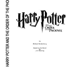Harry Potter & the Order of the Phoenix