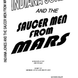 Indiana Jones & the Saucer Men from Mars