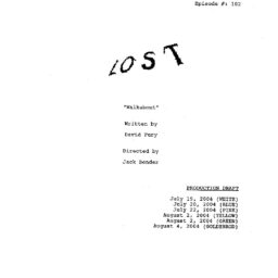 Lost - Walkabout