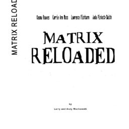 Matrix Reloaded