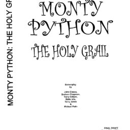 Monty Python - the Holy Grail