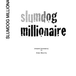 Slumdog Millionaire