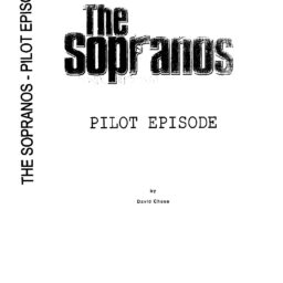 Sopranos - Pilot