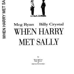When Harry Met Sally
