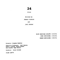 24 - Season One - Pilot